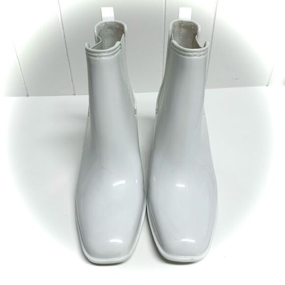 Jeffery Campbell Hurricane White Waterproof Bootie Boot Women’s Size 10 - Picture 2 of 8